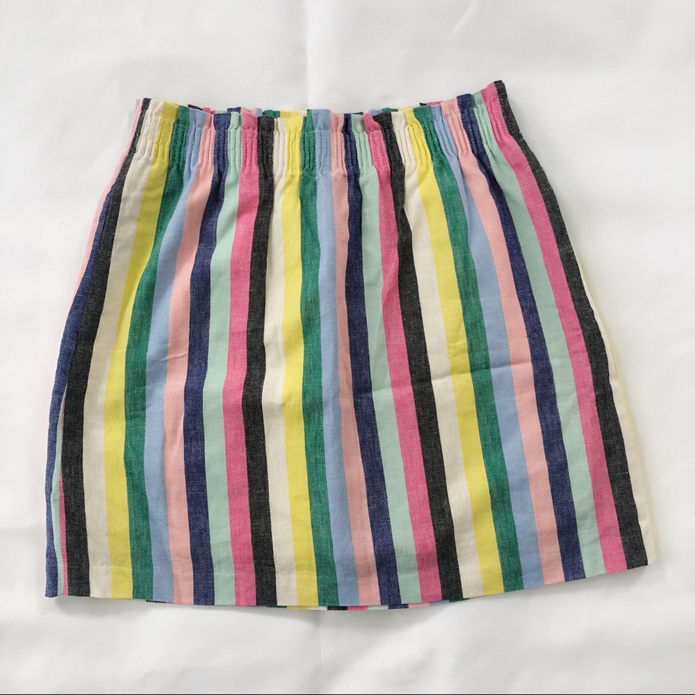 New J. Crew Factory Stripped Skirt Size 4